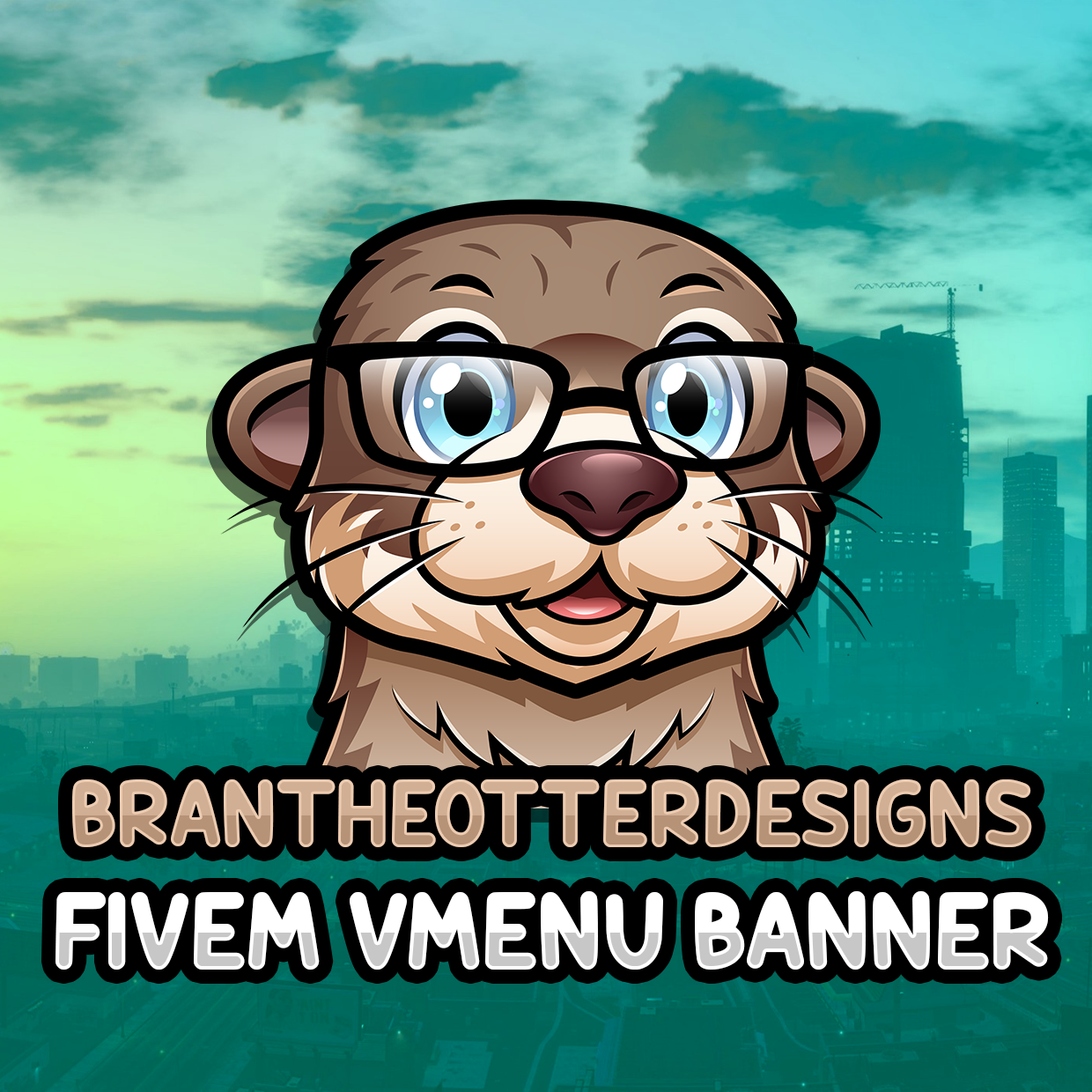 FiveM vMenu Server Banner | BranTheOtterDesigns